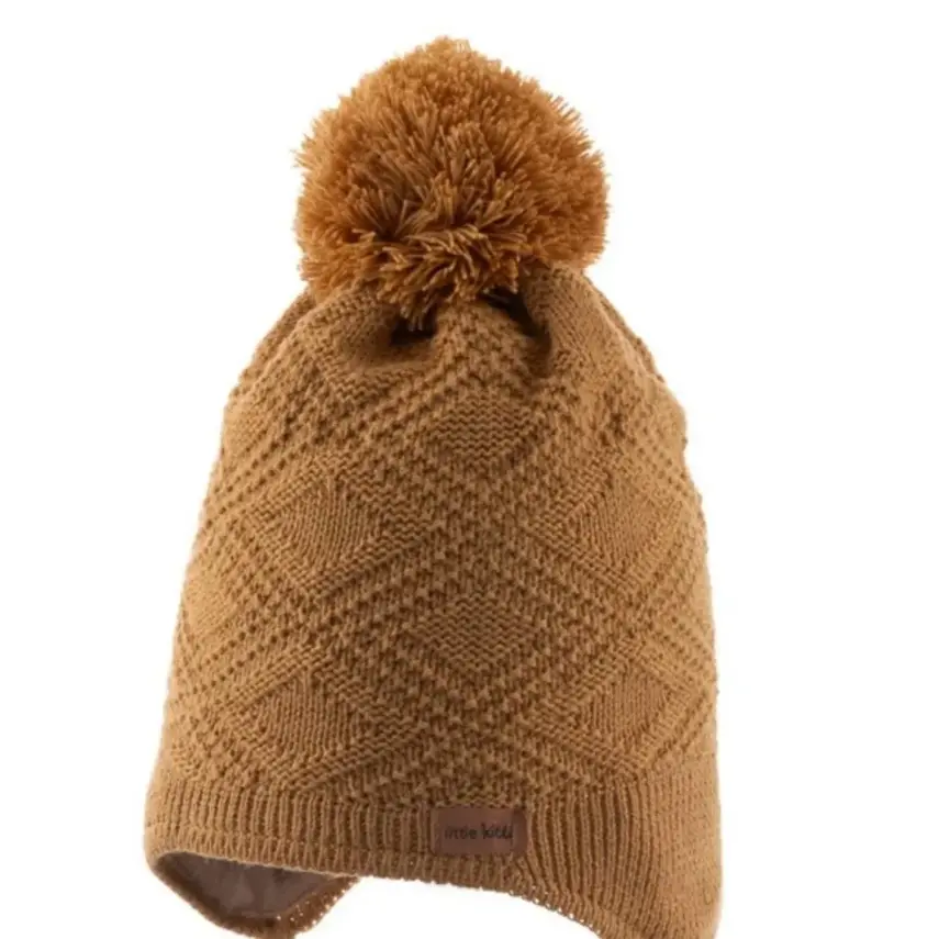 Kitti Erkek Bebek Kulaklı Bere Camel 1-4Yaş - 4