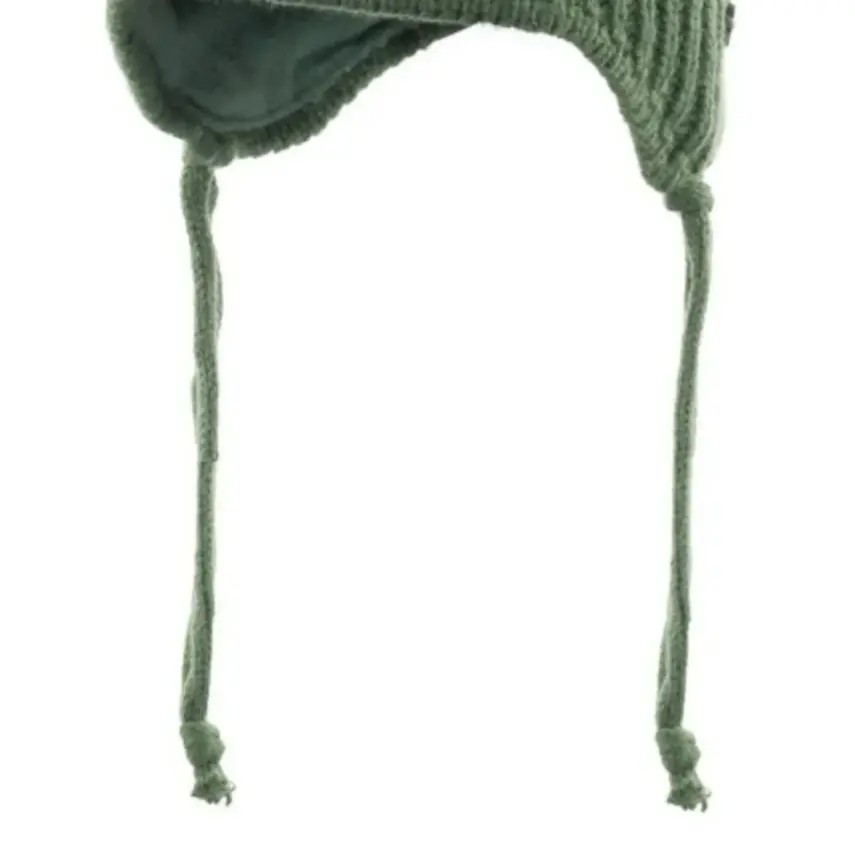 Kitti Erkek Bebek Kulaklı Bere Yeşil 0-18 Ay  - 3