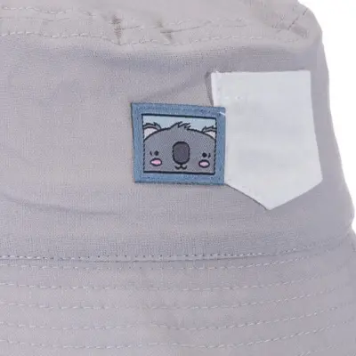 Kitti Erkek Bebek Şapka Fötr 1-3 Yaş Mat Gri (1)