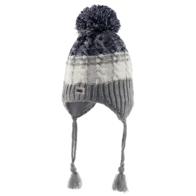 Kitti Erkek Bere Kulaklı Gri 1-4Yaş Asortili 