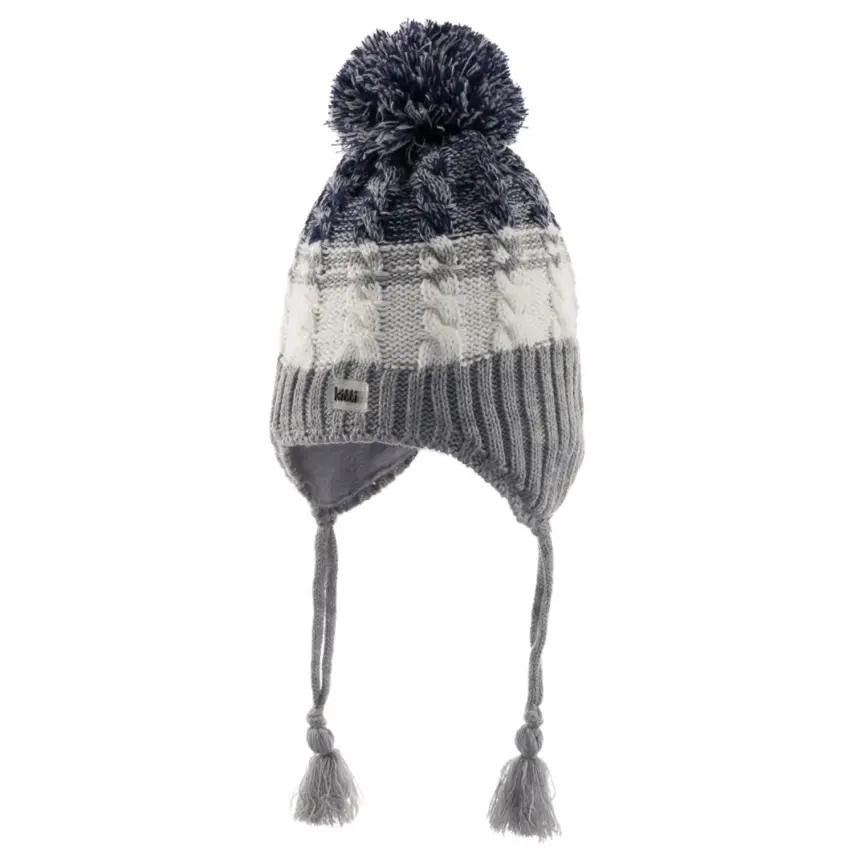 Kitti Erkek Bere Kulaklı Gri 1-4Yaş Asortili - 1