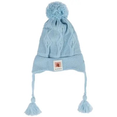 Kitti Erkek Çocuk  Eldiven Atkı Bere Takım 1-4Yaş Açık Mavi  - 3