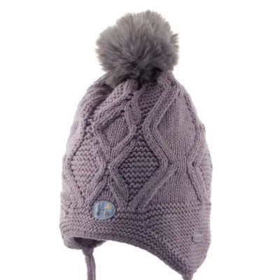 Kitti Kız Bebek Kulaklı Bere Lila 1-4Yaş  - 2