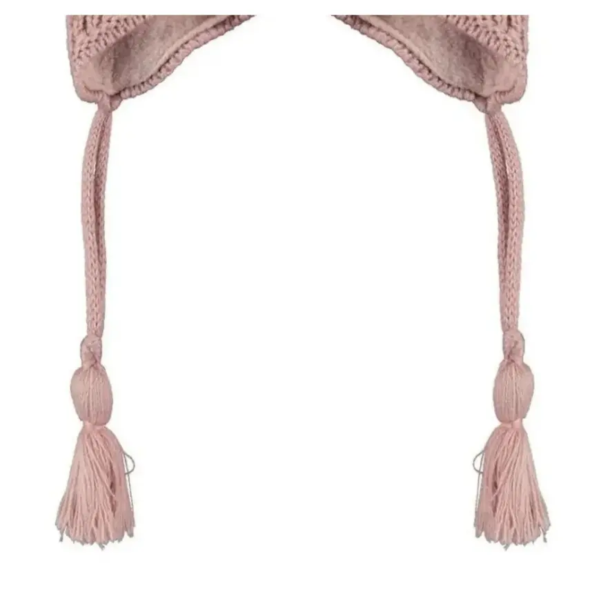 Kitti Kız Bebek Kulaklı Bere Pudra 1-4Yaş  - 3