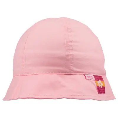 Kitti Kız Bebek Maksi Düz Şapka 0-18 Ay Açık Pembe