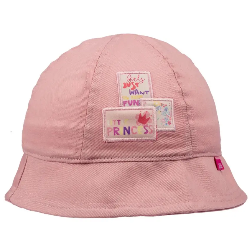 Kitti Kız Bebek Maksi Kolajlı Şapka 1-3Yaş Pembe - 1