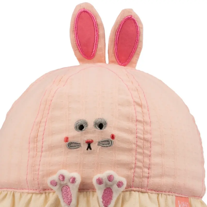 Kitti Kız Bebek Maksi Şapka 0-18 Ay Açık Pembe - 2