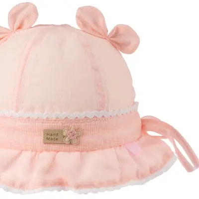 Kitti Kız Bebek Maksi Şapka 0-18 Ay Açık Pembe (1)