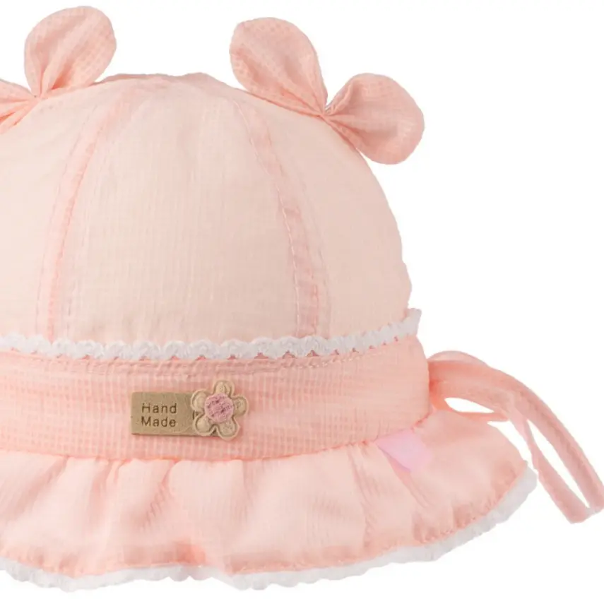 Kitti Kız Bebek Maksi Şapka 0-18 Ay Açık Pembe - 2