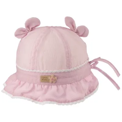 Kitti Kız Bebek Maksi Şapka 0-18 Ay Pembe