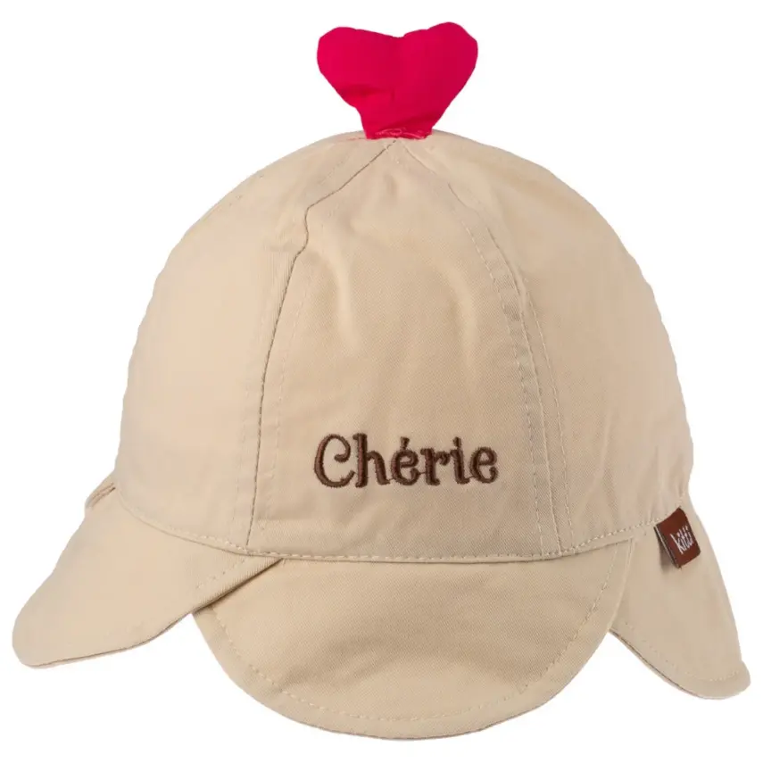 Kitti Kız Bebek Maksi Şapka 1-3Yaş Açık Bej - 1