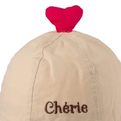 Kitti Kız Bebek Maksi Şapka 1-3Yaş Açık Bej (1)