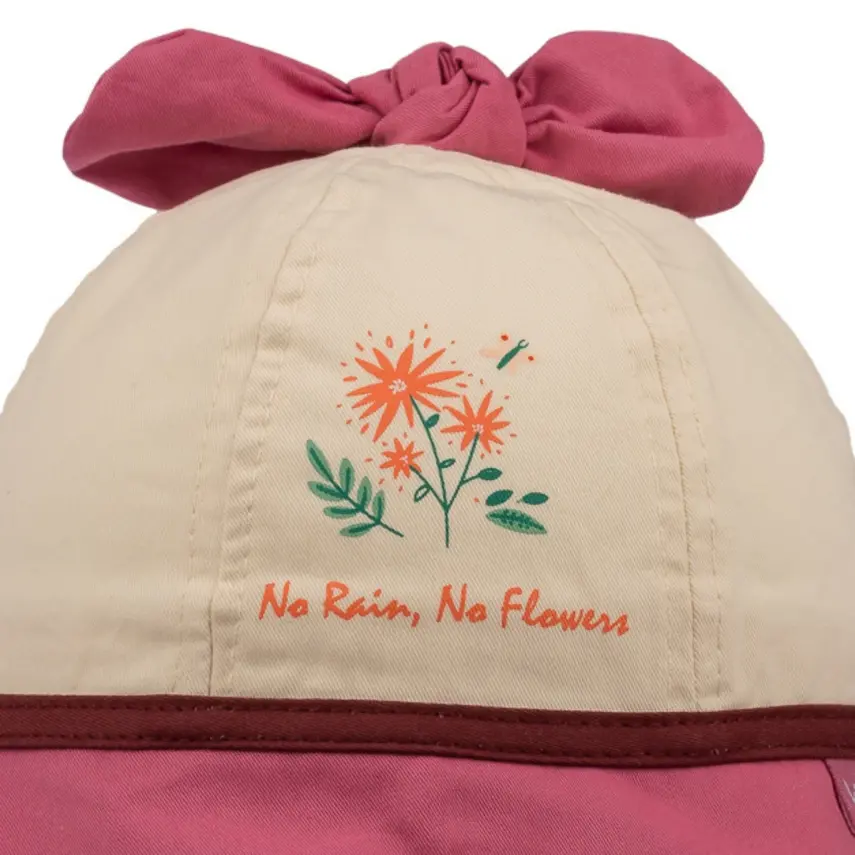 Kitti Kız Bebek Maksi Şapka 1-3Yaş  Krem - 2