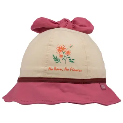 Kitti Kız Bebek Maksi Şapka 1-3Yaş  Krem 