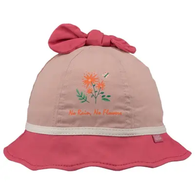 Kitti Kız Bebek Maksi Şapka 1-3Yaş Soft Pembe