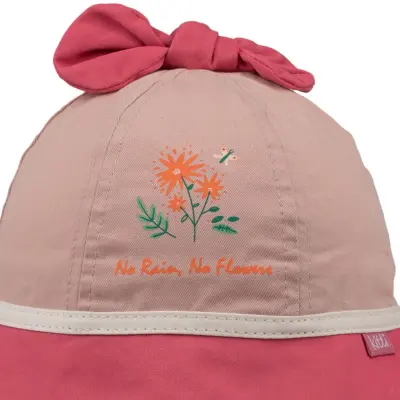 Kitti Kız Bebek Maksi Şapka 1-3Yaş Soft Pembe (1)