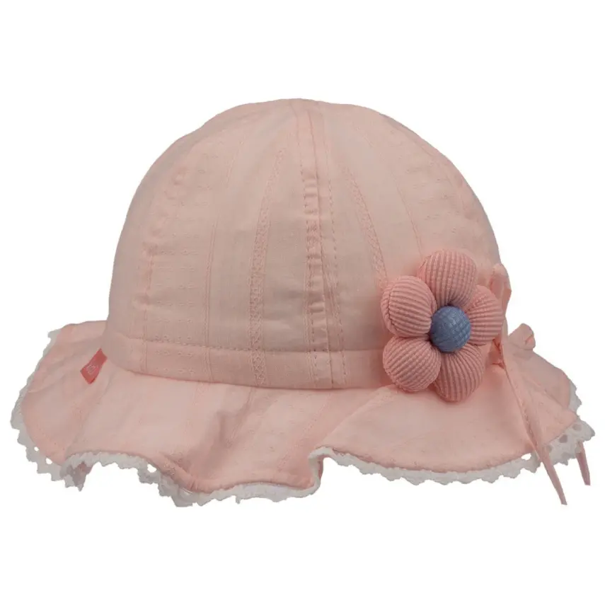 Kitti Kız Bebek Maksi Şapka 1-3Yaş Soft Pembe - 1