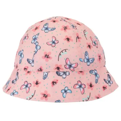 Kitti Kız Bebek Şapka Maksi 1-3 Yaş Açık Pembe