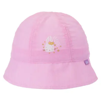 Kitti Kız Bebek Şapka Maksi 1-3 Yaş Pudra