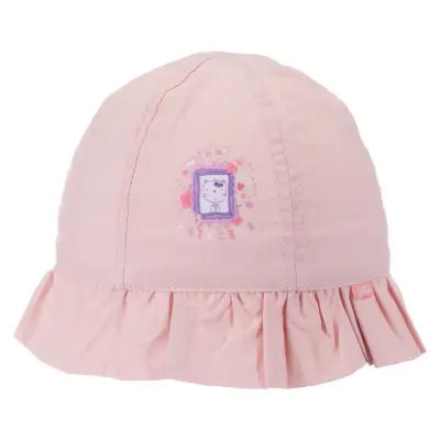 Kitti Kız Bebek Şapka Maksi 1-3 Yaş Pudra