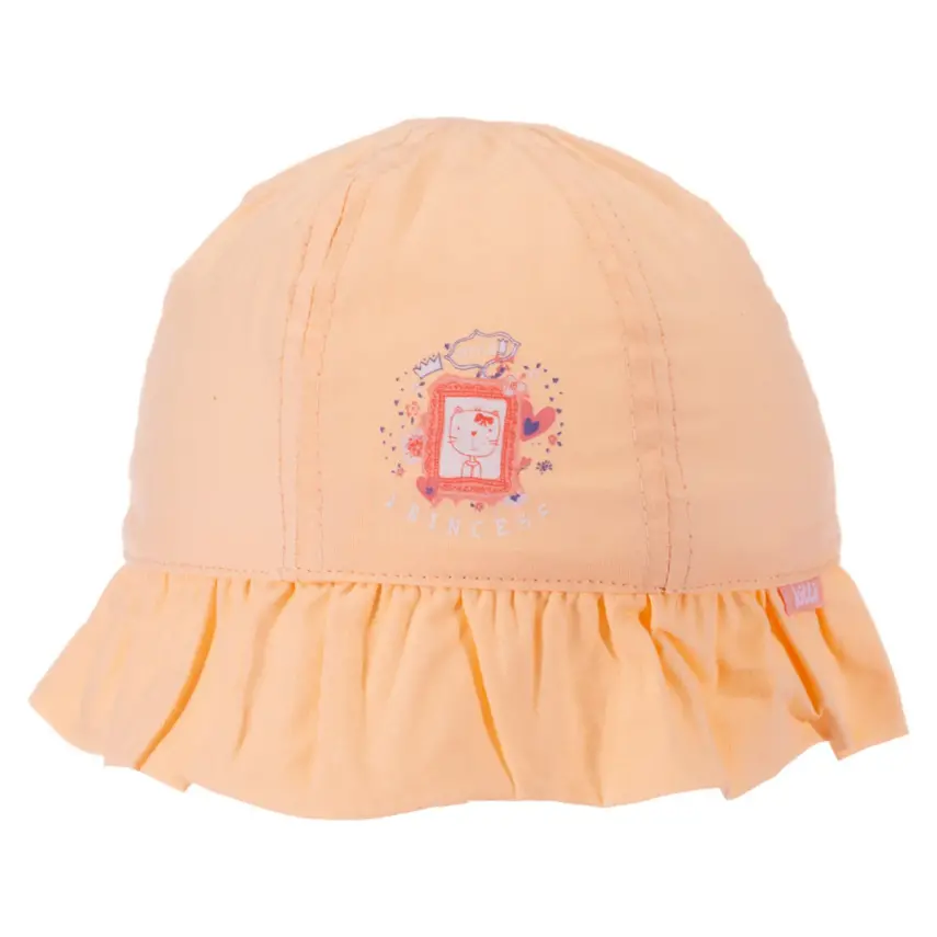 Kitti Kız Bebek Şapka Maksi 1-3 Yaş Şeftali - 1