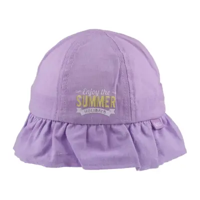Kitti Kız Bebek Şapka Maksi Açık Lila 1-3Yaş