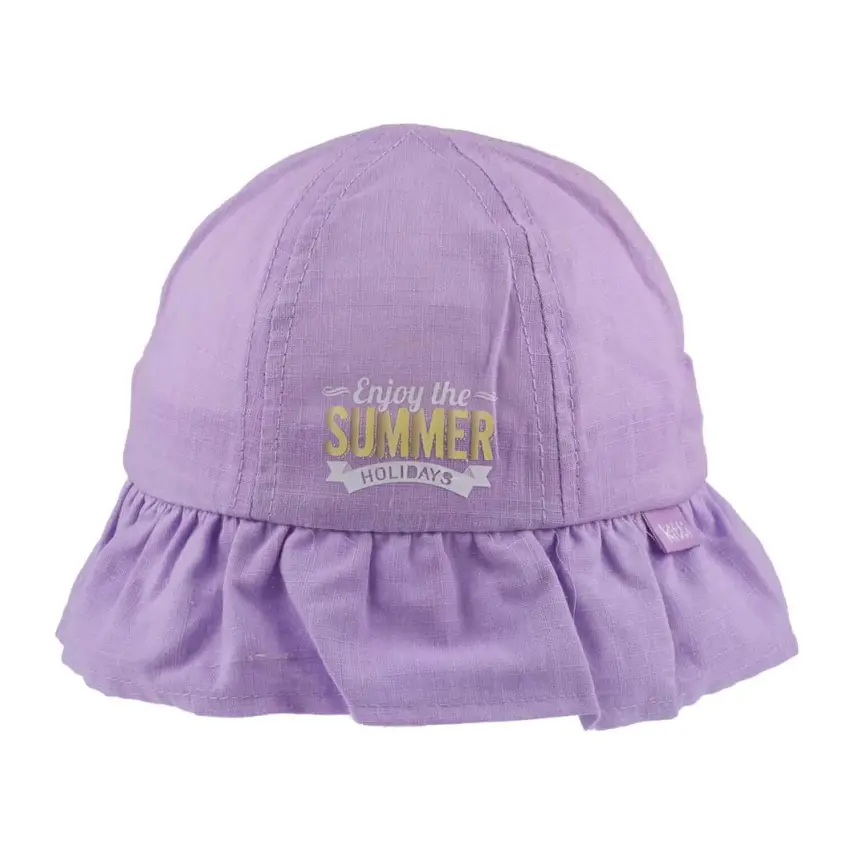 Kitti Kız Bebek Şapka Maksi Açık Lila 1-3Yaş - 1