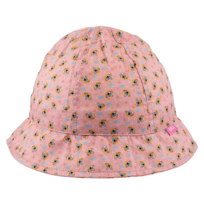 Kitti Kız Bebek Şapka Maksi Pudra 1-3Yaş - 1