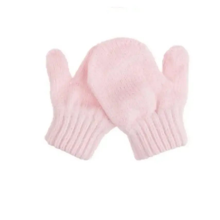 Kitti Kız Çocuk Eldiven Atkı Bere Takım 0-18 Ay Açık Pembe  - 2