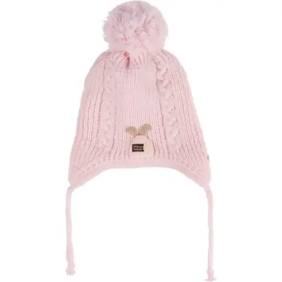 Kitti Kız Çocuk Eldiven Atkı Bere Takım 0-18 Ay Açık Pembe  - 3