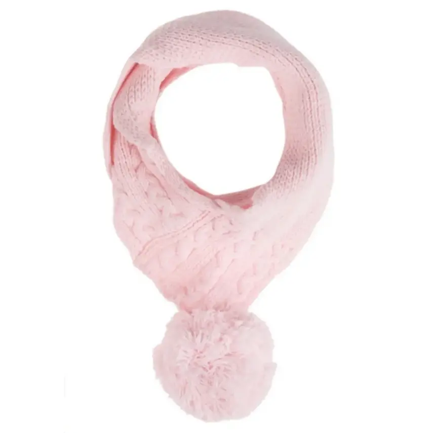 Kitti Kız Çocuk Eldiven Atkı Bere Takım 0-18 Ay Açık Pembe  - 4