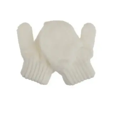 Kitti Kız Çocuk Eldiven Atkı Bere Takım 0-18 Ay Krem - 4