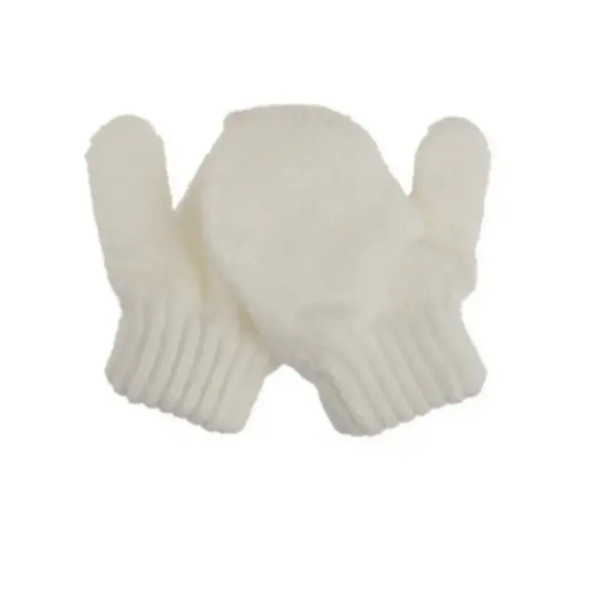 Kitti Kız Çocuk Eldiven Atkı Bere Takım 0-18 Ay Krem - 4