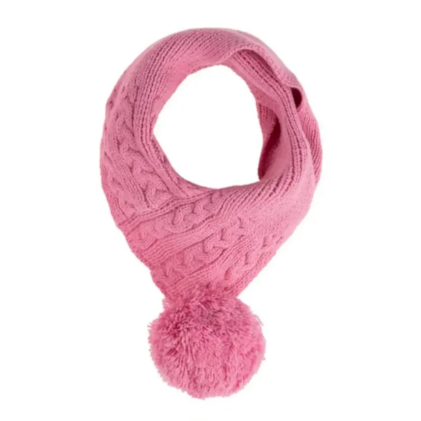 Kitti Kız Çocuk  Eldiven Atkı Bere Takım 0-18 Ay Pembe  - 3