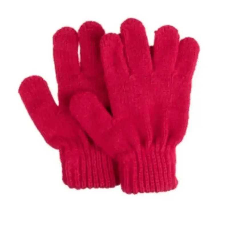 Kitti Kız Çocuk Eldiven Atkı Bere Takım 1-4Yaş Fuşya - 4