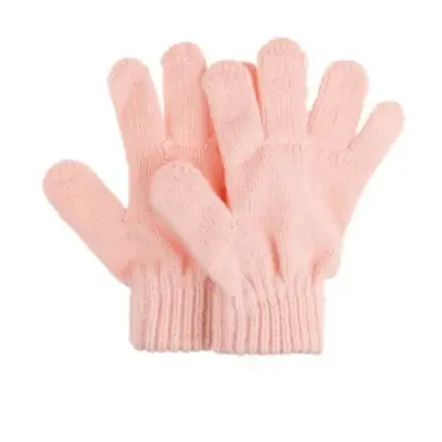 Kitti Kız Çocuk Eldiven Atkı Bere Takım 1-4Yaş Soft Pembe (1)