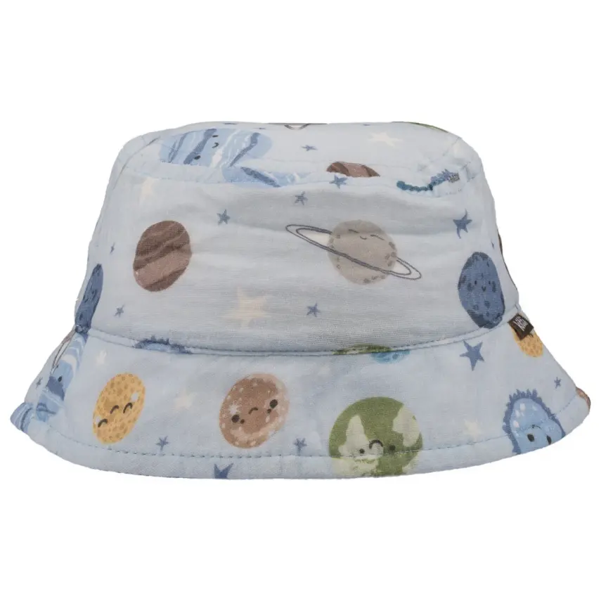 Kitti Mars Baskılı Erkek Bebek Fötr Şapka 1-3Yaş Mavi - 1