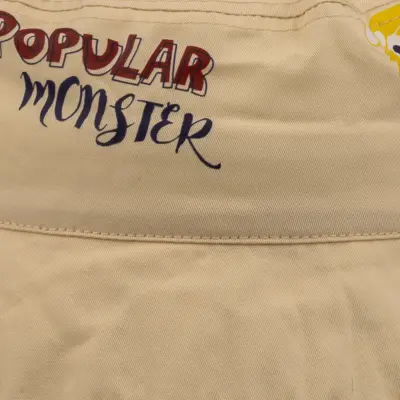 Kitti Monster Erkek Bebek Fötr Şapka 1-3Yaş Açık Bej (1)