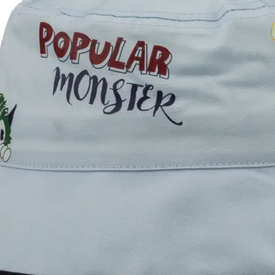 Kitti Monster Erkek Bebek Fötr Şapka 1-3Yaş Açık Mavi (1)