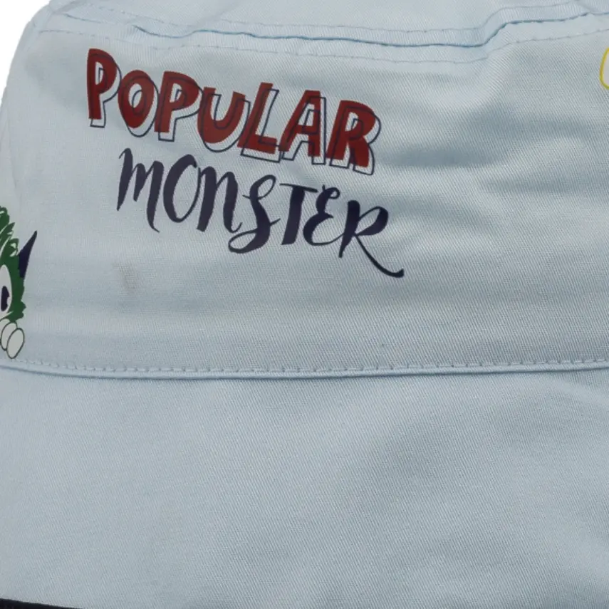 Kitti Monster Erkek Bebek Fötr Şapka 1-3Yaş Açık Mavi - 2