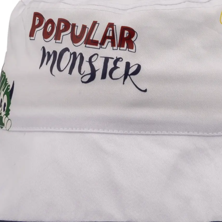 Kitti Monster Erkek Bebek Fötr Şapka 1-3Yaş Beyaz - 2