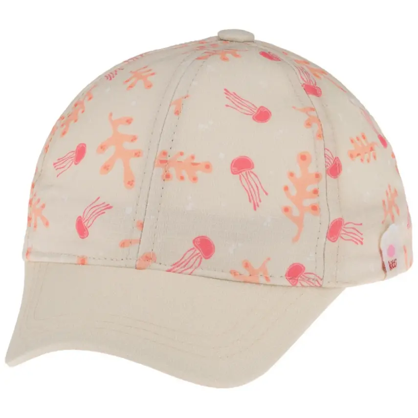 Kitti Unisex Bebek Şapka 1-3 Yaş Krem - 1