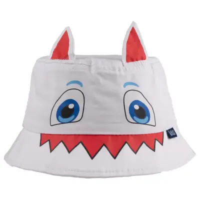 Kitti Unisex Bebek Şapka Fötr Beyaz