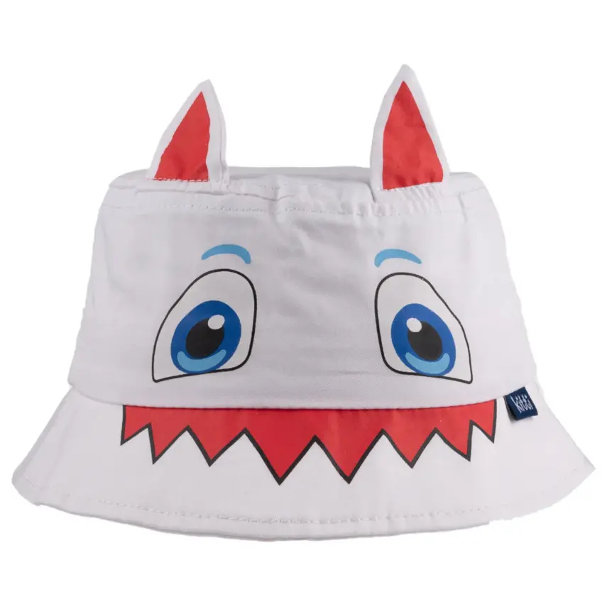 Kitti Unisex Bebek Şapka Fötr Beyaz - 1