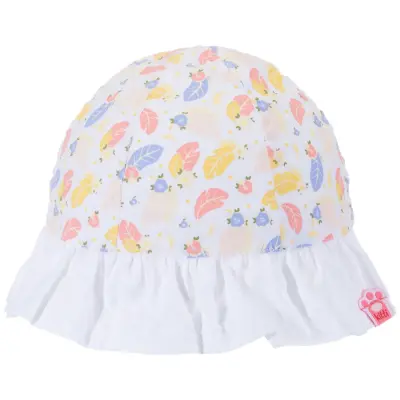 Kitti Unisex Bebek Şapka Maksi 1-3 Yaş Beyaz