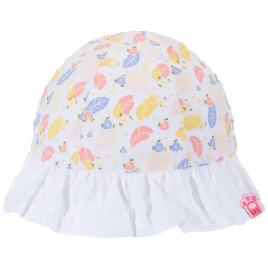 Kitti Unisex Bebek Şapka Maksi 1-3 Yaş Beyaz - 1
