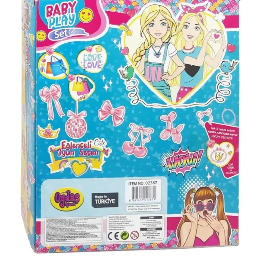 Klozetli Bebekli Banyo Set Oyuncak - 2