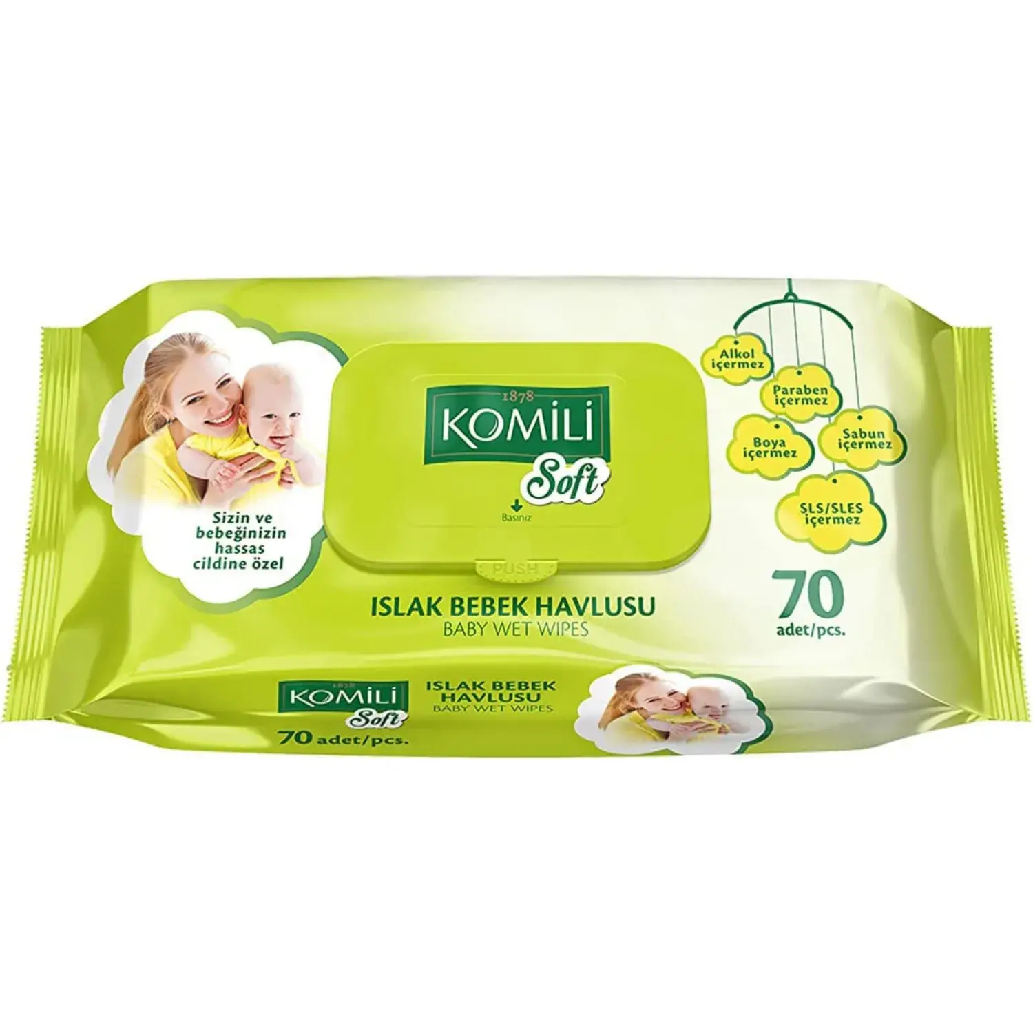 Komili Soft Islak Havlu 4x70li