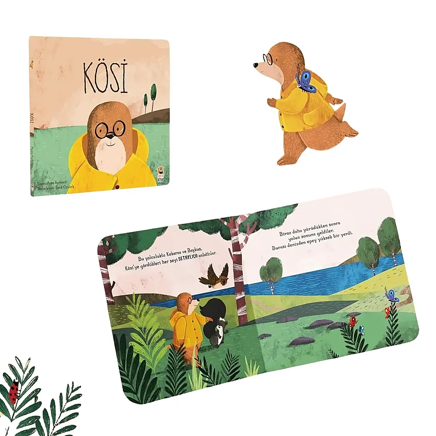 Kösi- Konuşkan Trenim 19 Parça Puzzle ve Kitap - 5