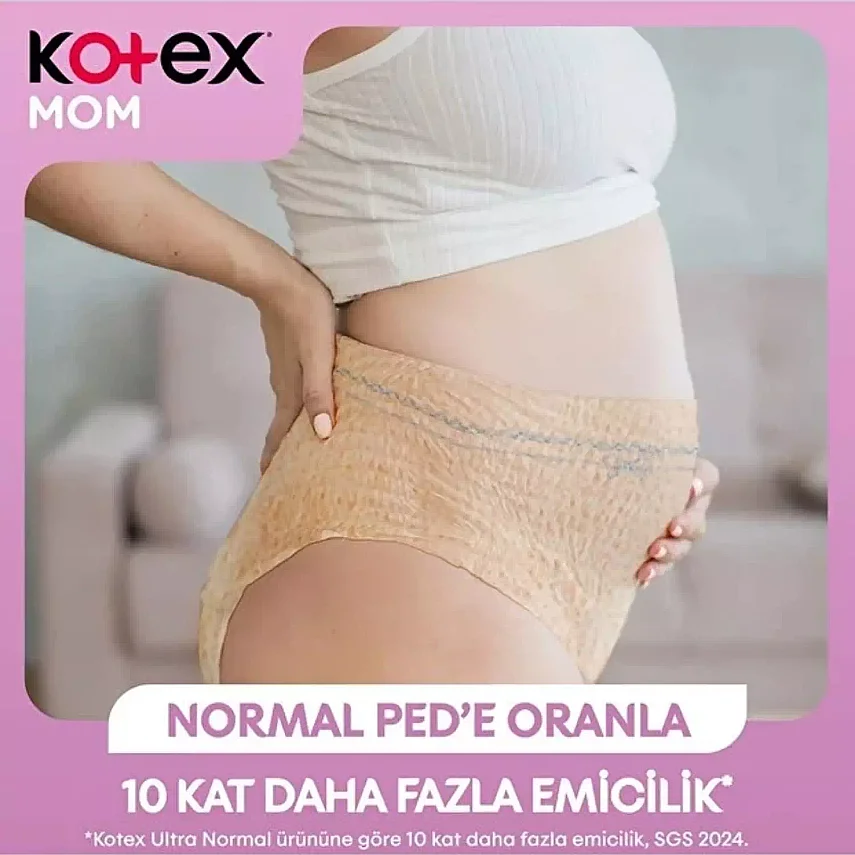 Kotex Mom Doğum Sonrası Emici Külot 8li S-M Beden - 6